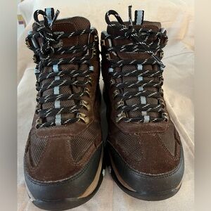 Sketcher Womens Brown Lace Up Hiking Boots Size 7